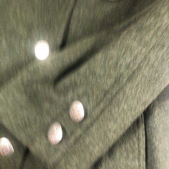 GIESSWEIN Made in Austria Pure New Wool Green Jacket Coat with hood size M(10)US - Picture 4 of 14